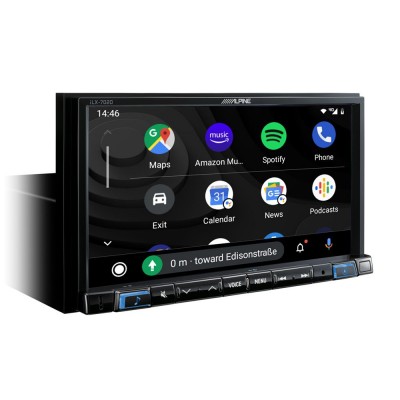 ALPİNE iLX-702D  Apple CarPlay ve Android Auto özellikli 7” Dijital Medya İstasyonu
