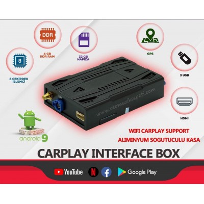 NEWFRON İNTERFACE CARPLAY SMART BOX 4GB 
