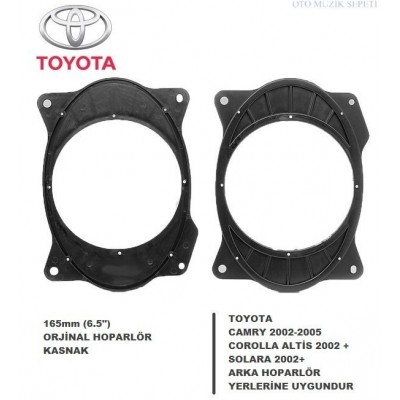 Toyota Araçlara Arka Kapı Yerlerine 16 Cm Hoparlör Kasnağı