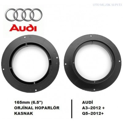 Audi Araçlara Ön Kapı Yerlerine 16 Cm Hoparlör Kasnağı