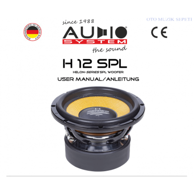 Audio System H12 SPL 30 cm Pro Subwoofer