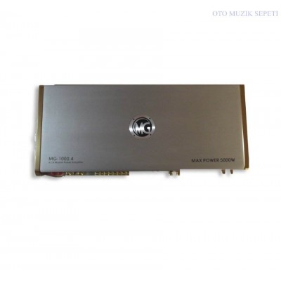 MG Audio MG-1000.4 4  Kanal Araç Amfisi AB Class